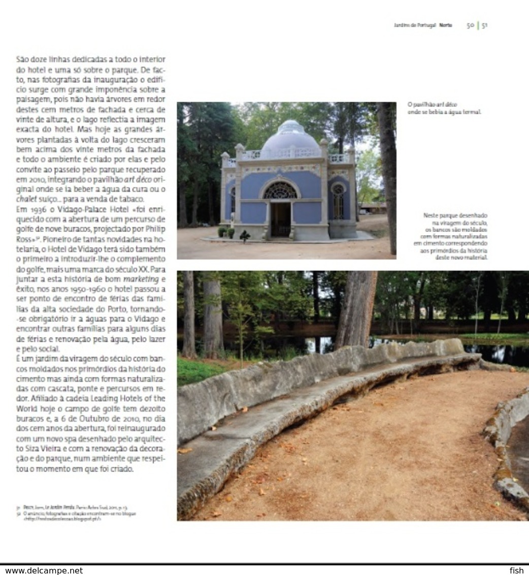 Portugal ** & Thematic Book With Stamps, Gardens Of Portugal 2014 (7979) - Book Of The Year