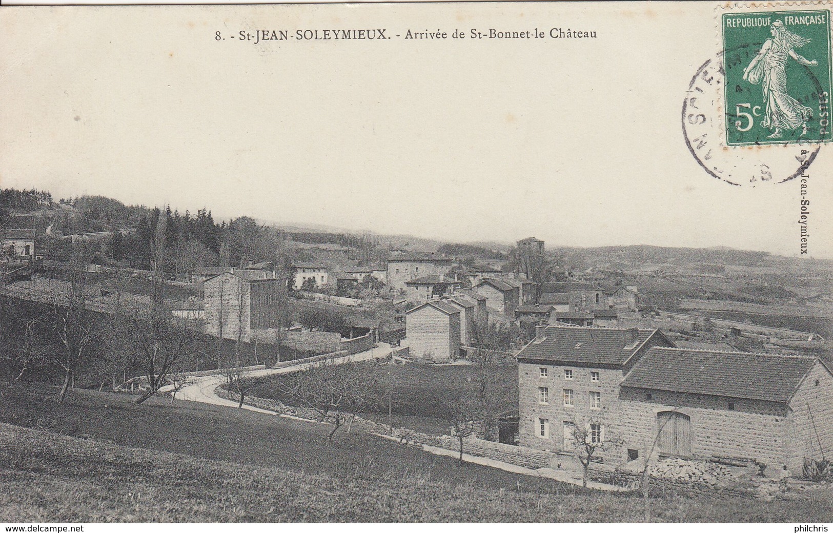 Saint-Jean-Soleymieux - Arrivée De St-Bonnet-le Château - Saint Jean Soleymieux