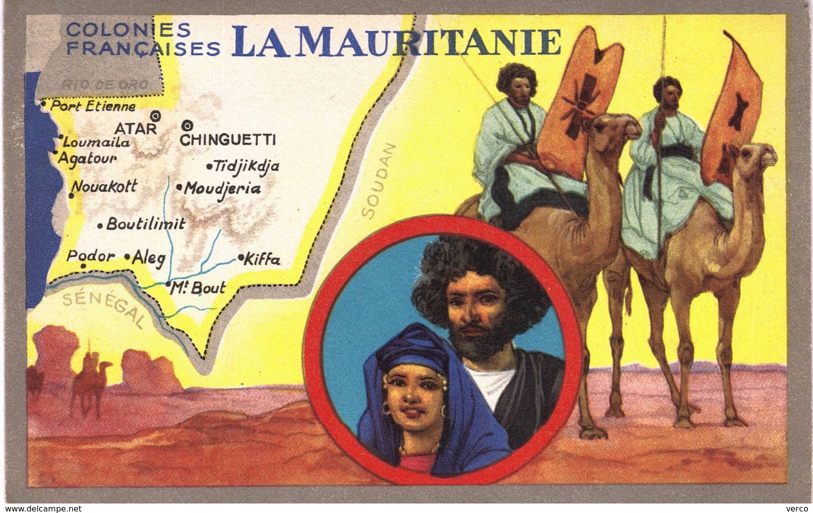 Carte Postale Ancienne De MAURITANIE - Mauretanien