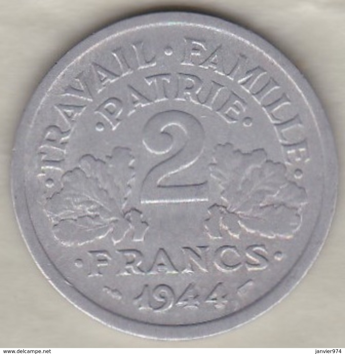 État Français  2 Francs 1944 C Castelsarrasin, Gadoury 536 - 2 Francs