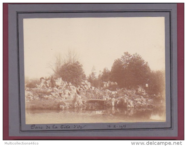 191117 - 2 PHOTO ANCIENNE 1900 - 69 LYON -  1915 Le Lycée De Garçons Du Parc Ancienne Caserne Du 17e Et Parc - Lyon 6