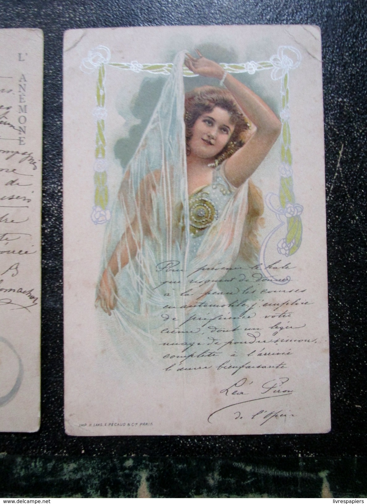 Style Art Nouveau Lot 2 Cpa Femmes Voir Photos - Femmes