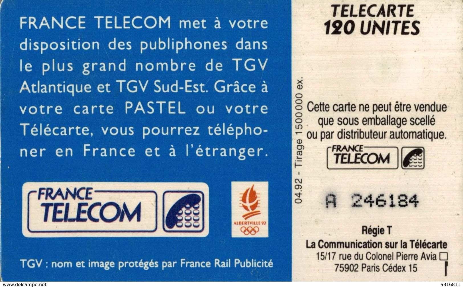 LE TELEPHONNE EST DANS LE TGV - 120 Units