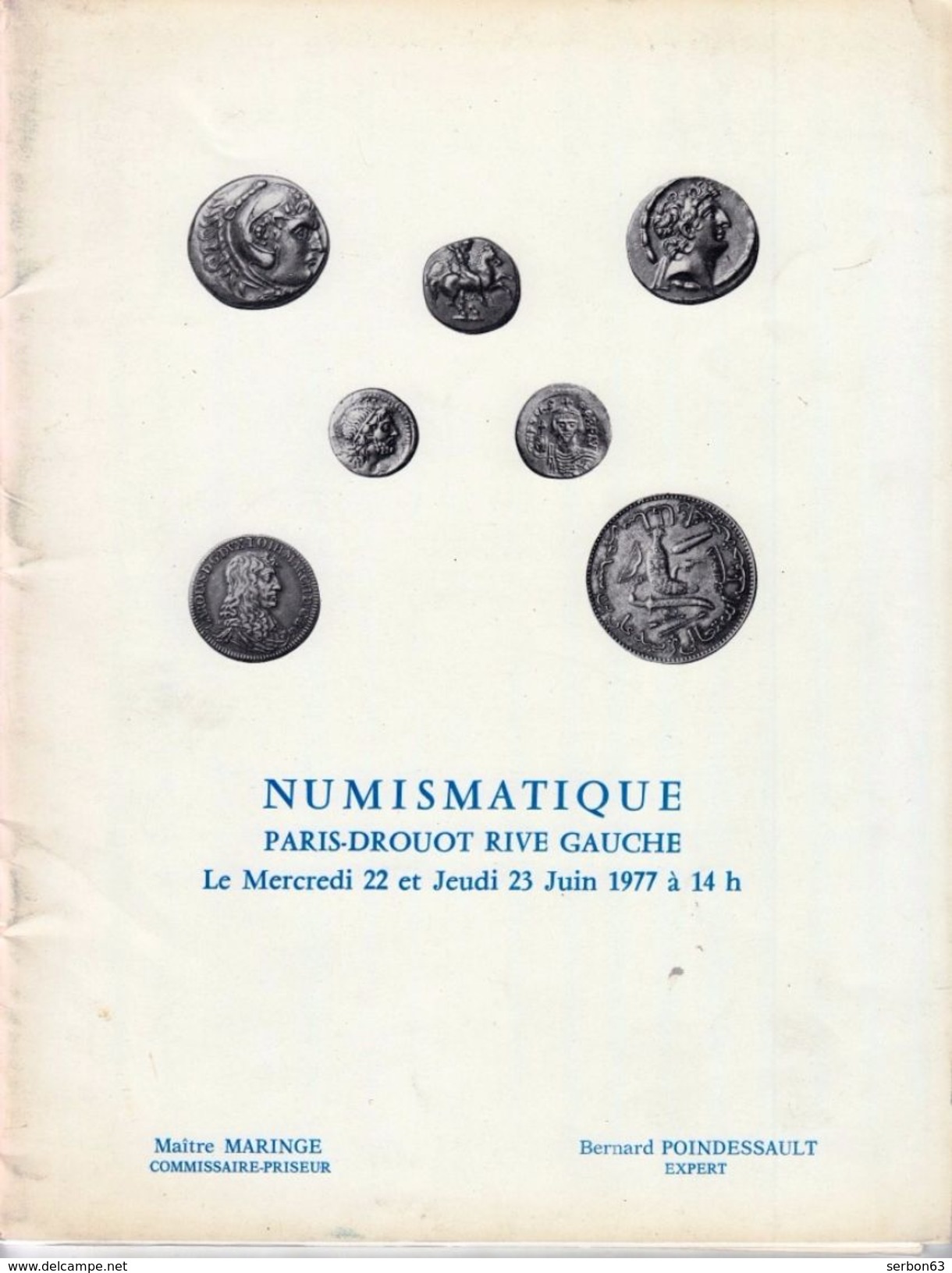 CATALOGUE DE MONNAIES DE COLLECTION ANCIENNES DE 1977 - NOTRE SITE Serbon63 DES MILLIERS D'ARTICLES SONT EN VENTES - Französisch