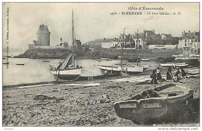 SAINT SERVAN LE PORT SOLIDOR LA BARQUE HIRONDELLE - Saint Servan