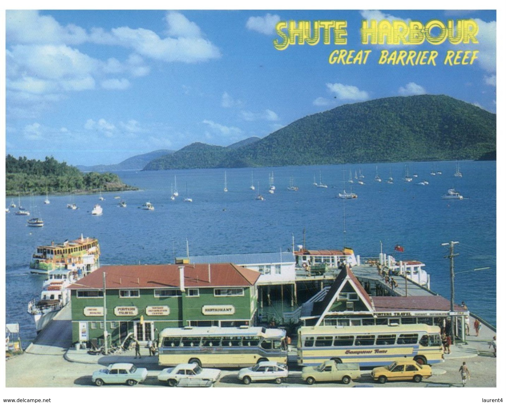 (365) Australia -  QLD - Shute Harbour Ferry / Shipping Terminal - Great Barrier Reef