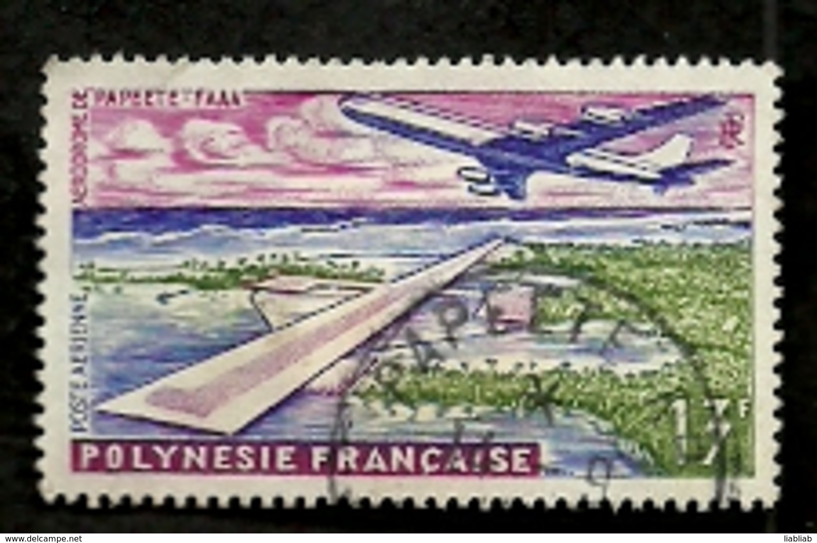 POLYNESIE   = 10 TIMBRES  POSTE AERIENNE  N° 1- 4 - 5 - 7 - 8 -9 -  186 - 190 - 191 -198 - - Used Stamps