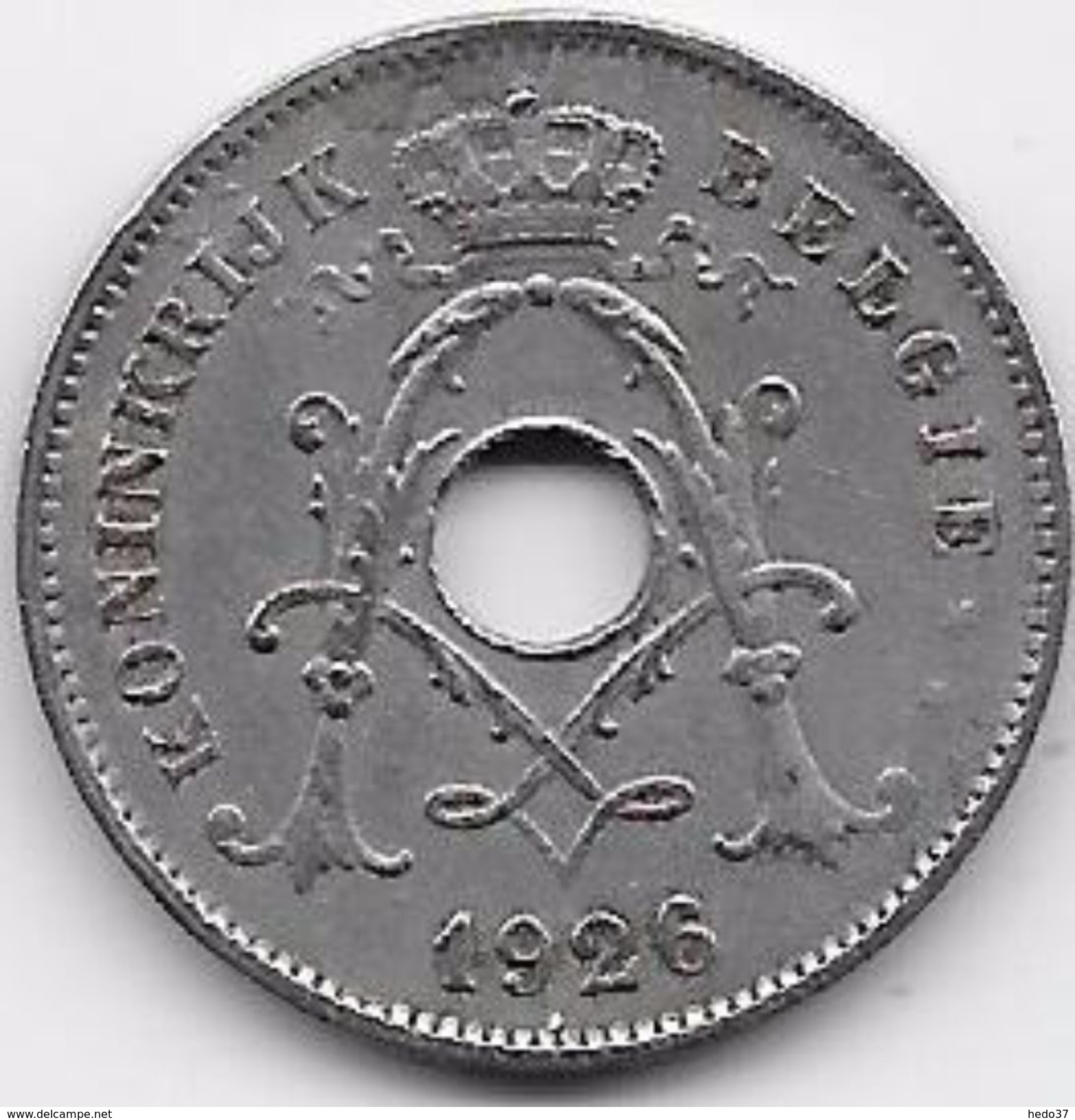 Belgique - 10 Centimes 1926 - 10 Cents