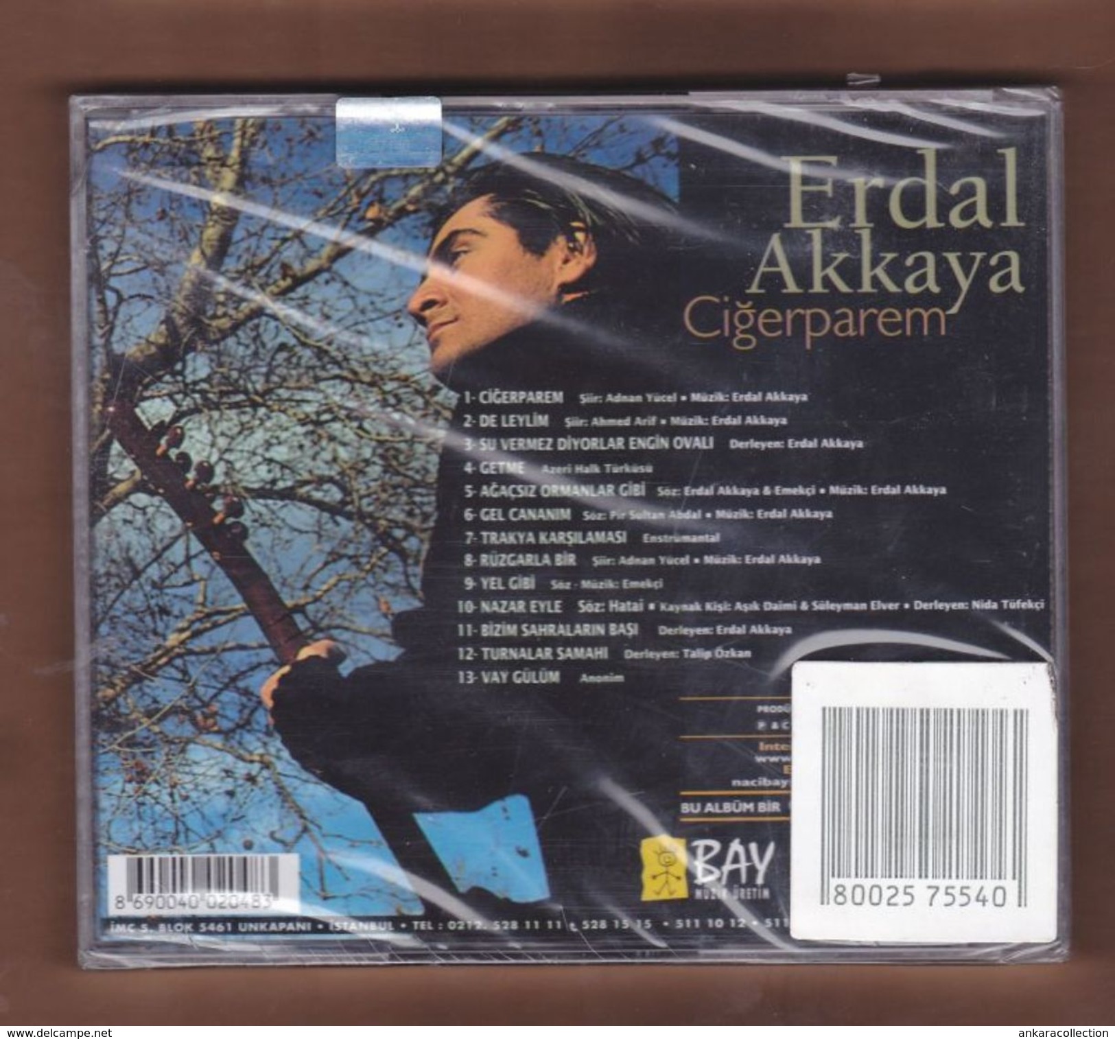 AC -  Erdal Akkaya Ciğerparem BRAND NEW TURKISH MUSIC CD - Musiques Du Monde