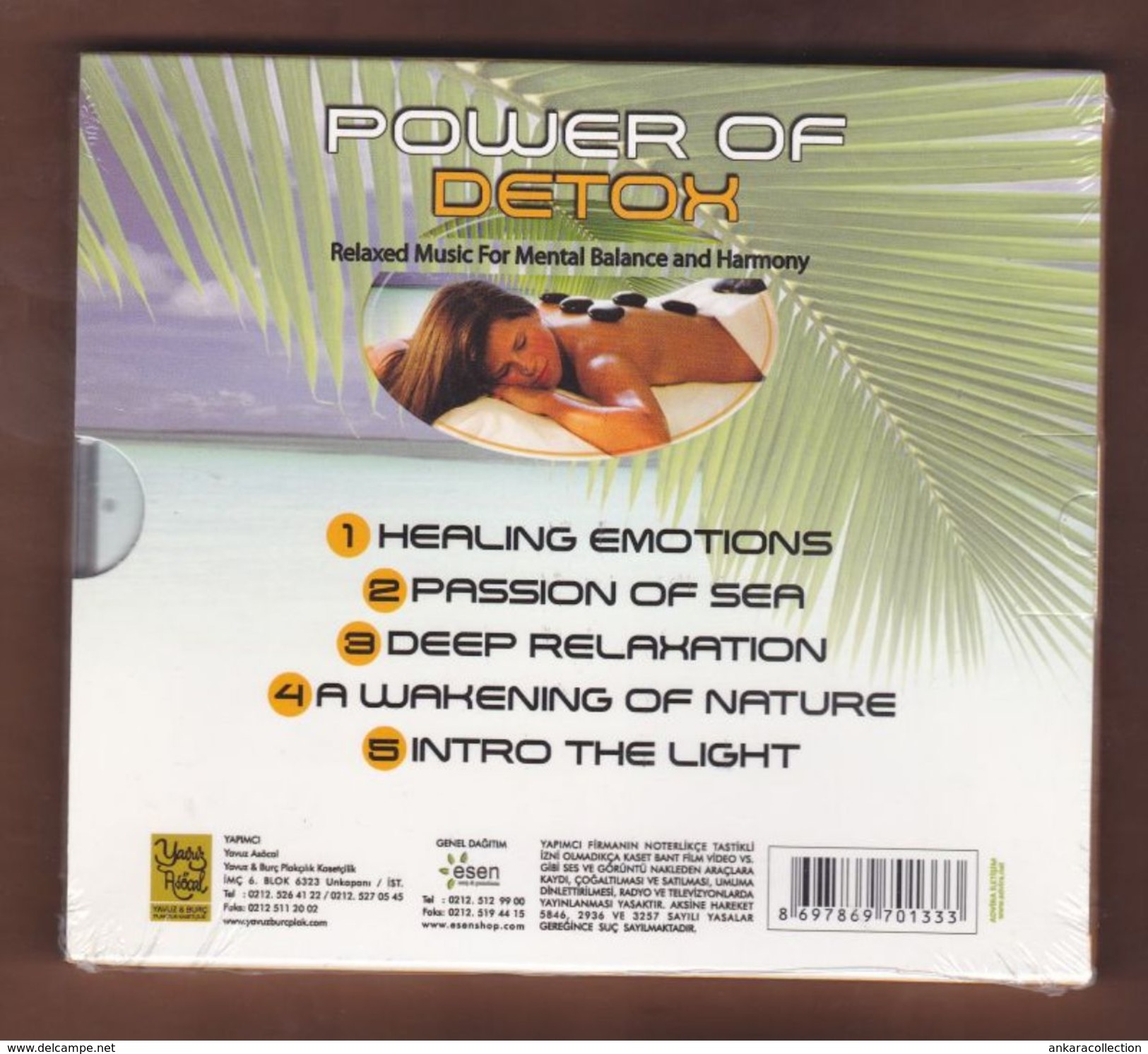 AC -  POWER OF DETOX RELAXED MUSIC FOR MENTAL BALANCE AND HARMONY BRAND NEW TURKISH MUSIC CD - World Music