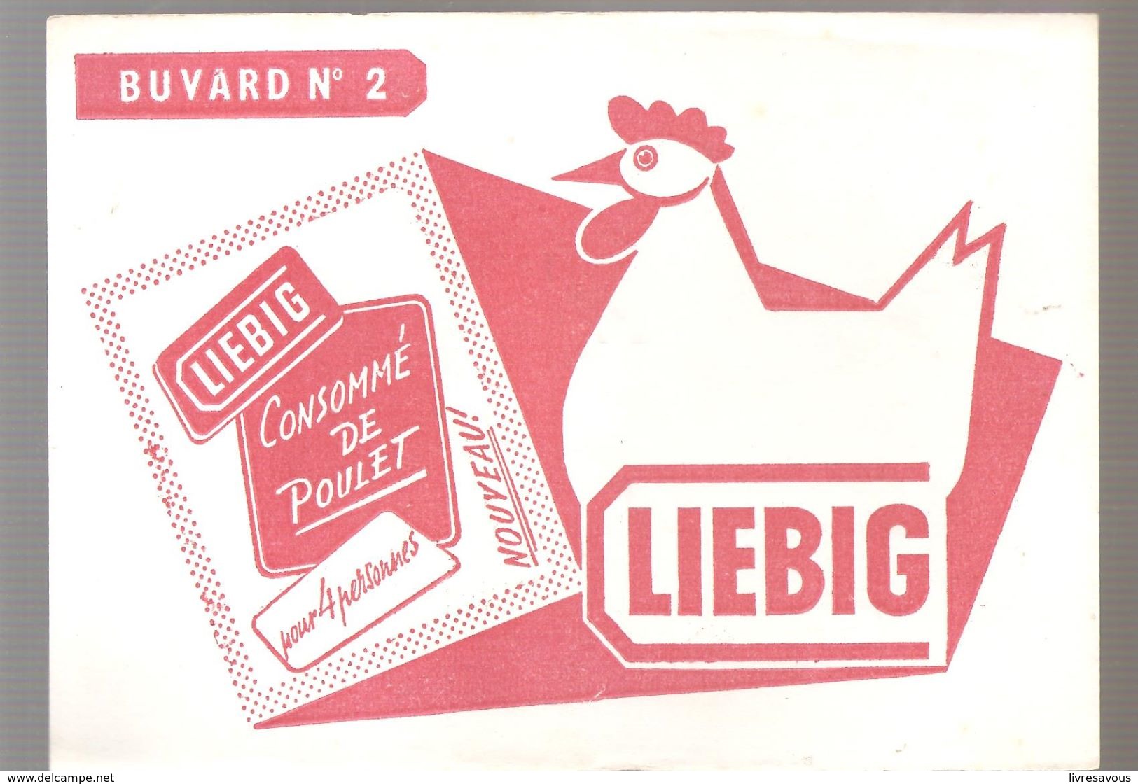 Buvard LIEBIG Buvard N°3 POIS AU LARD - Soep En Saus