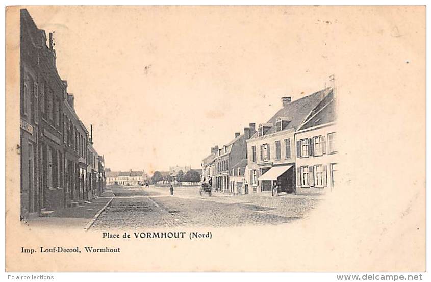 Wormhout     59        Place . Nord             (voir Scan) - Wormhout