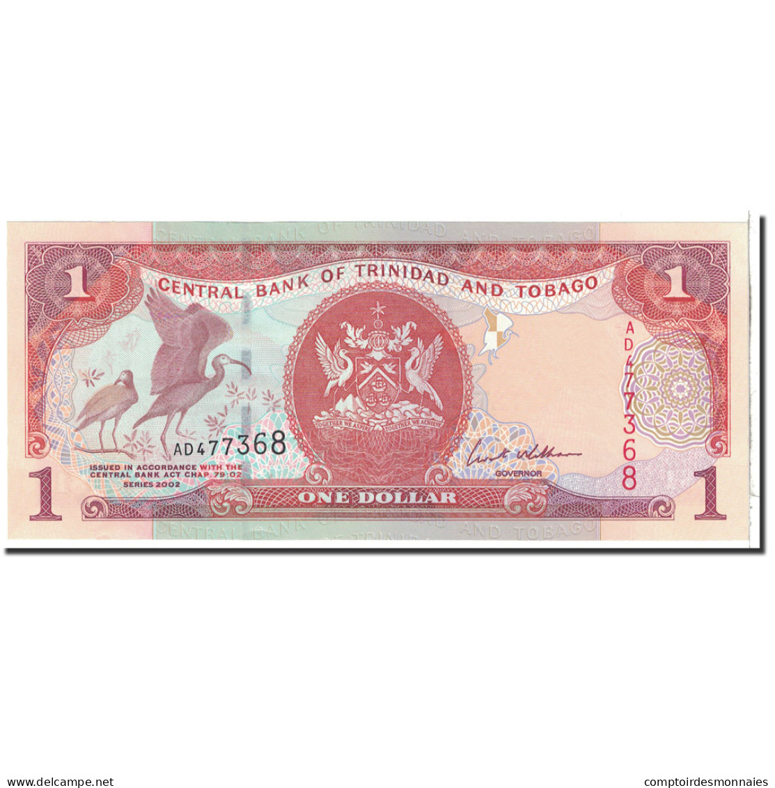 Billet, Trinidad And Tobago, 1 Dollar, 2002, Undated, KM:41a, NEUF - Trinité & Tobago