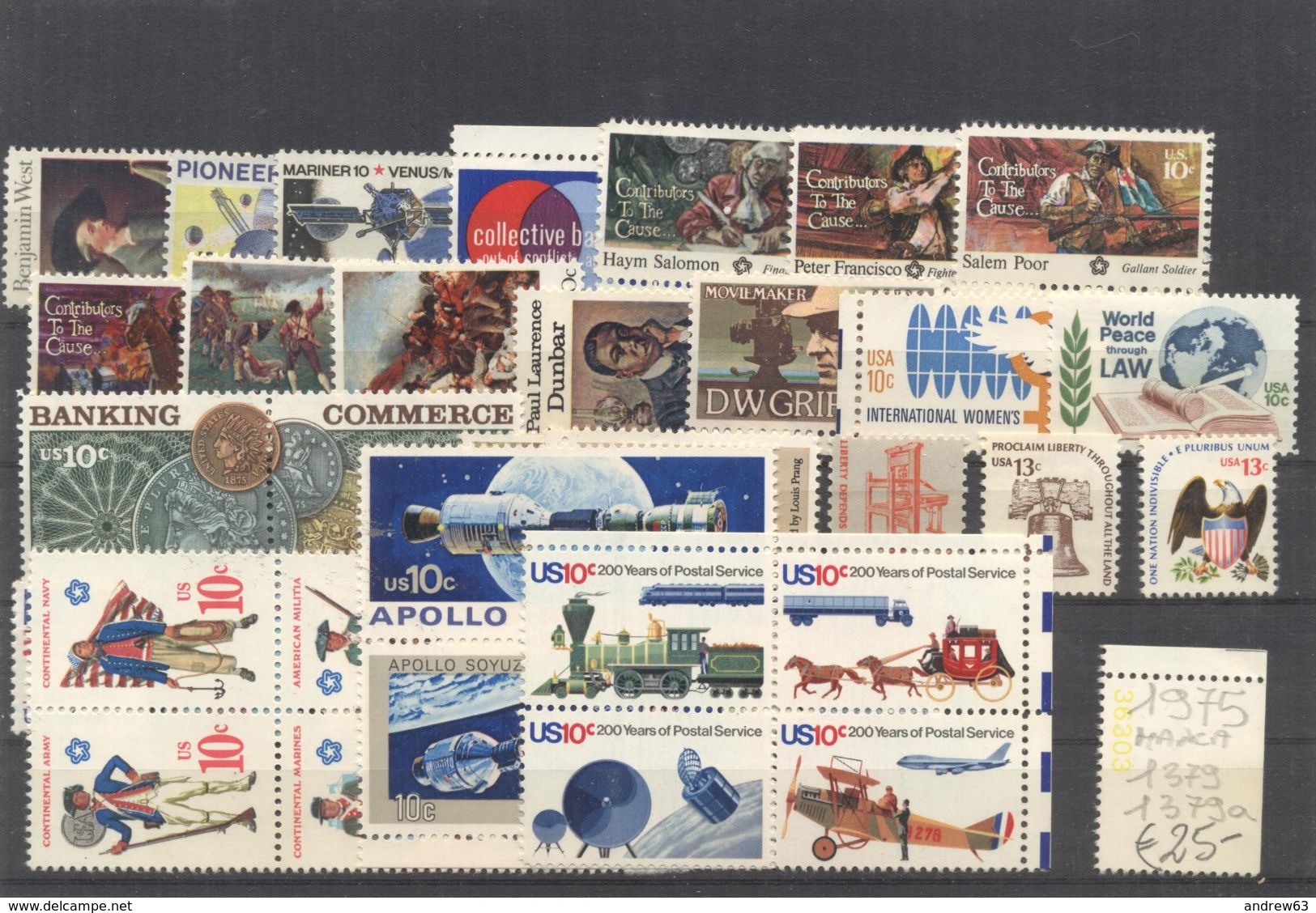 STATI UNITI - USA - 1975 - Annata Completa - Complete Year - ** MNH/VF - Vedi Foto - Full Years