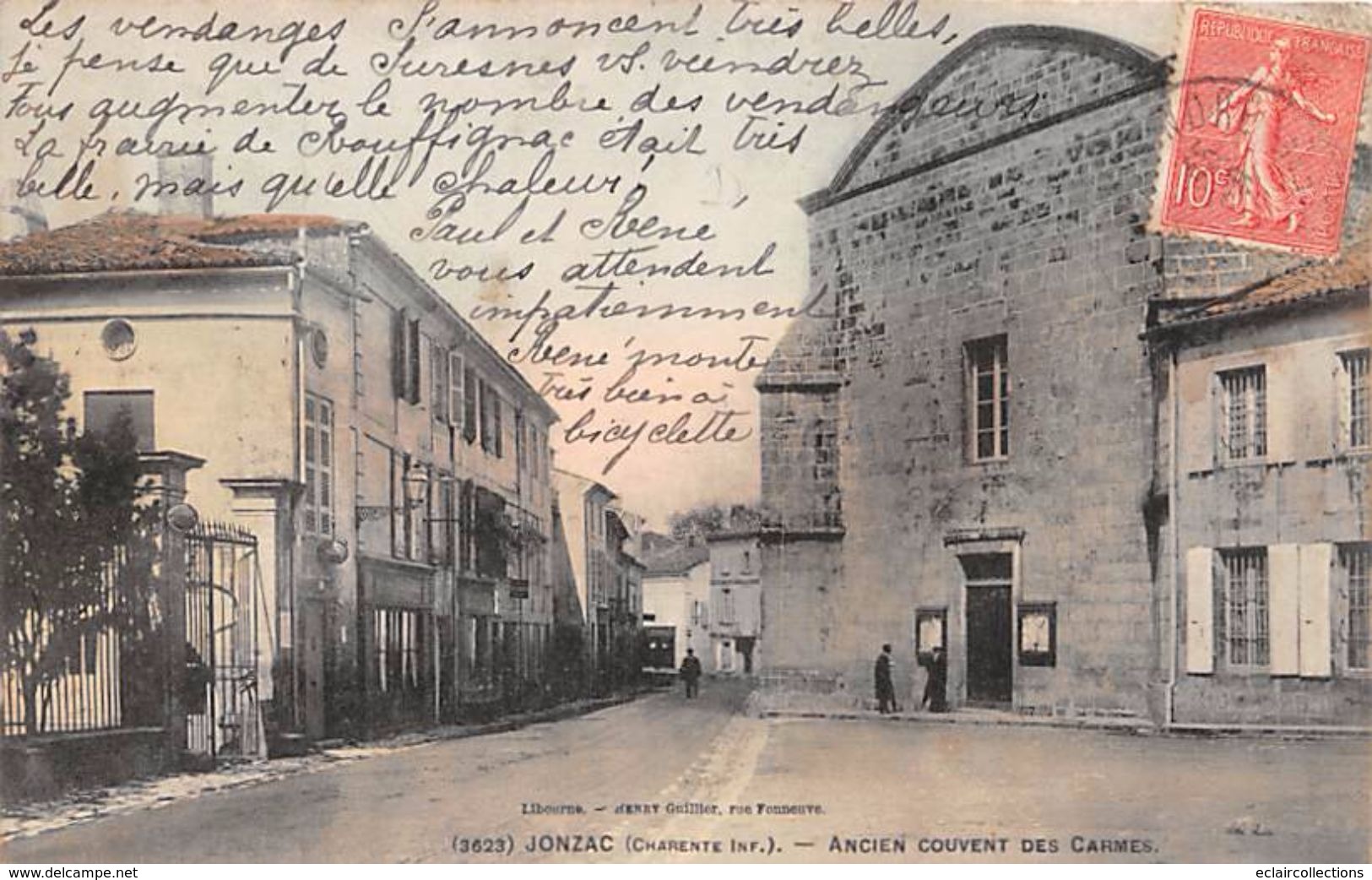 Jonzac     17         Ancien Couvent Des Carmes       (voir Scan) - Jonzac