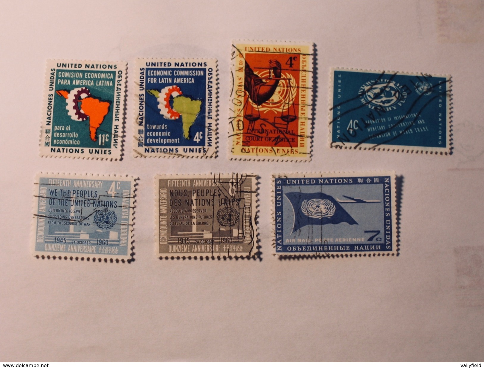 Nations Unies  1959-61  Lot # 6 - Gebruikt