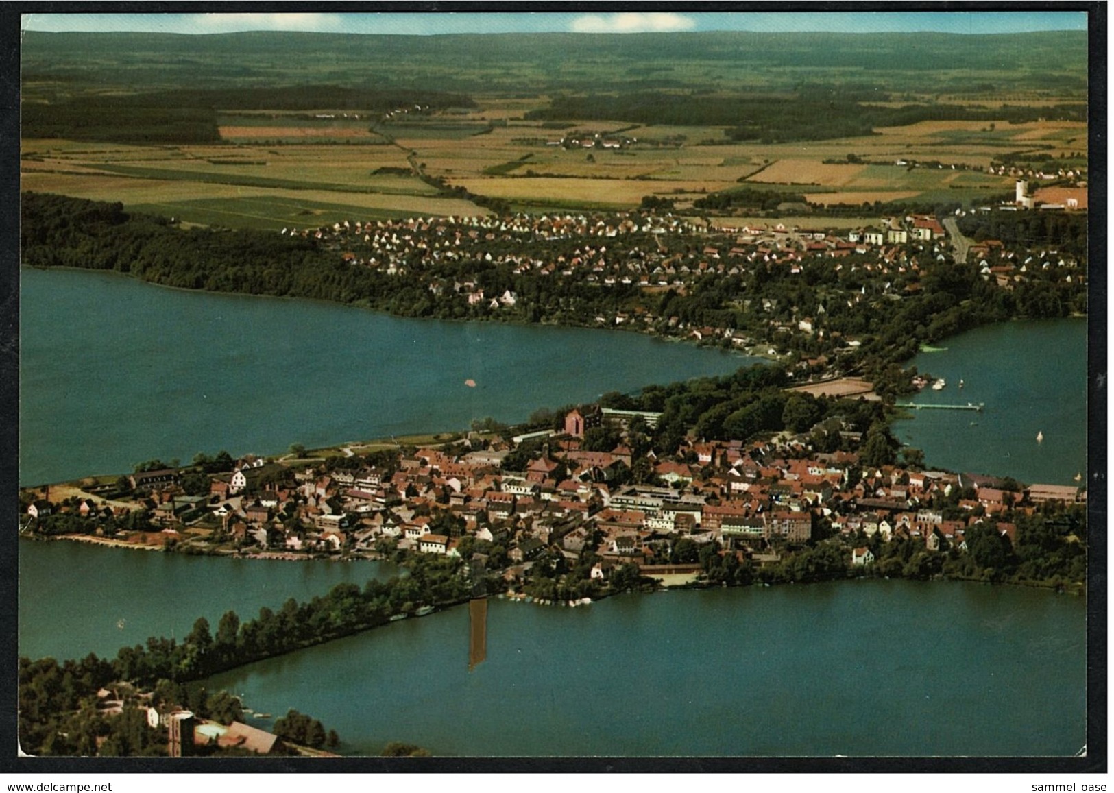 Inselstadt Ratzeburg  -  Luftbild-Ansichtskarte Ca.1977    (7852) - Ratzeburg