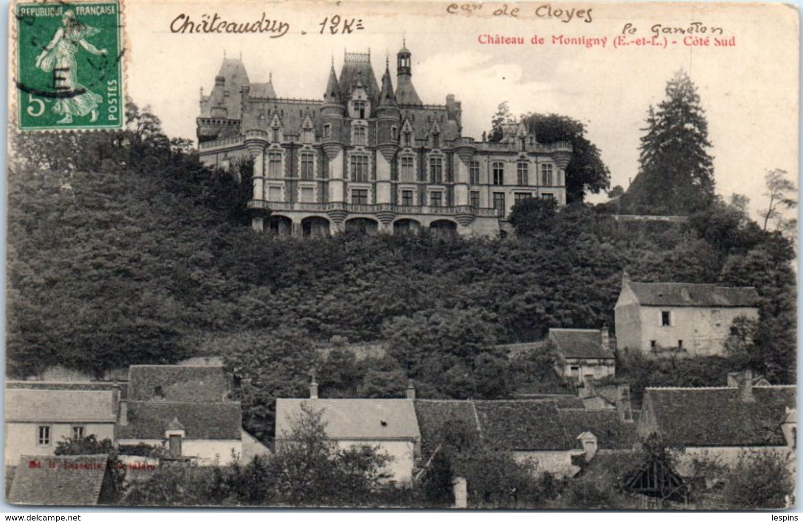 28 - MONTIGNY Sur AVRE -- Château - Côté Sud - Montigny-sur-Avre