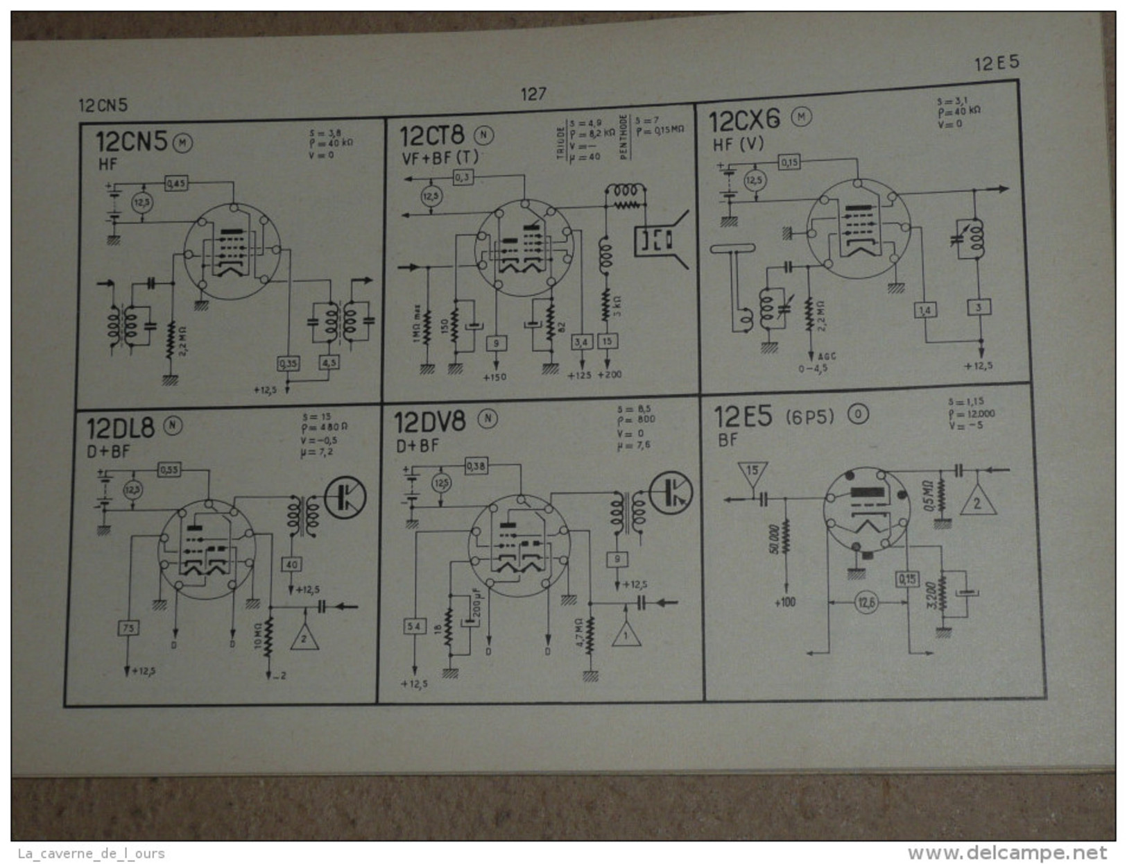 Rare ancien livre catalogue RADIO TUBES lampes transistors