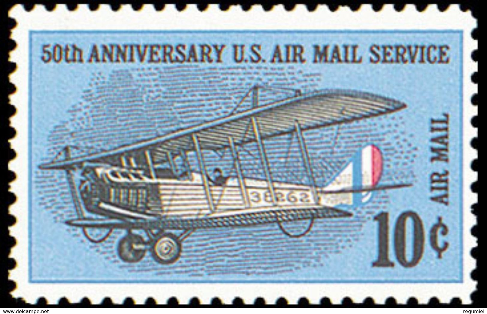 Estados Unidos Aereo 070 ** MNH. 1968 - 1b. 1918-1940 Ungebraucht