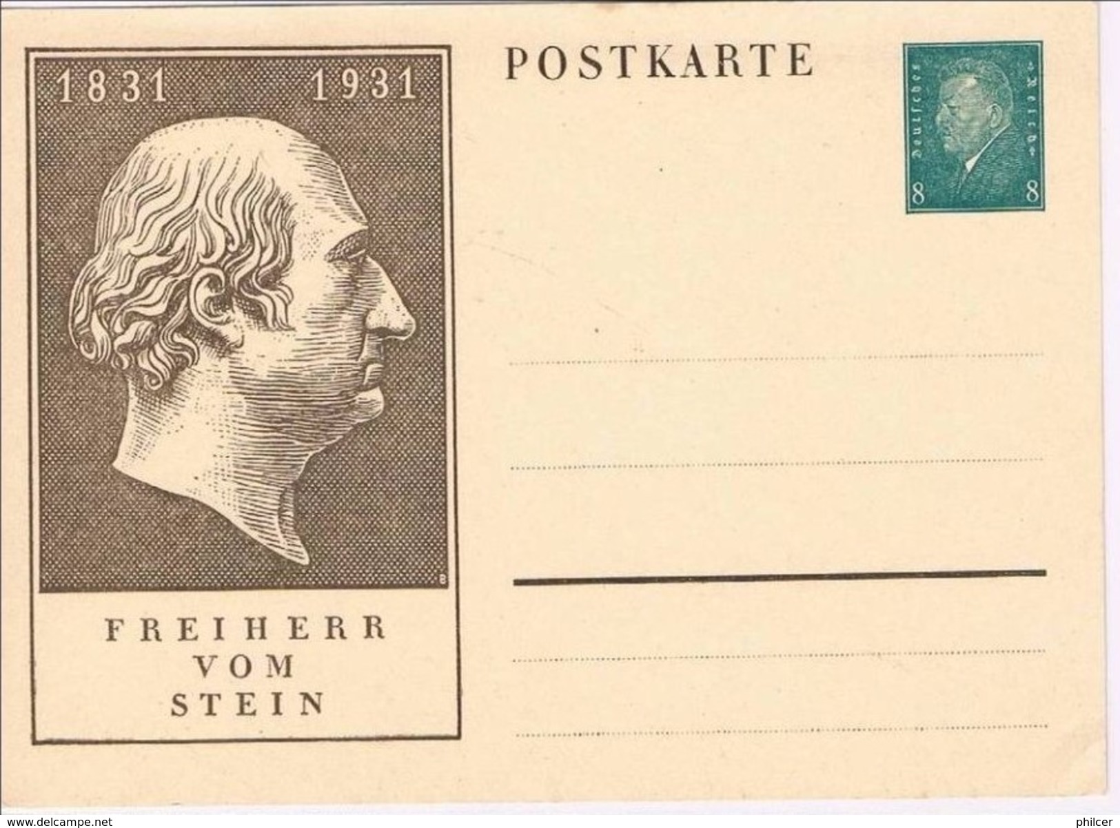 Alemanha, 1931, 19322, 2 Post Card - Postkarten