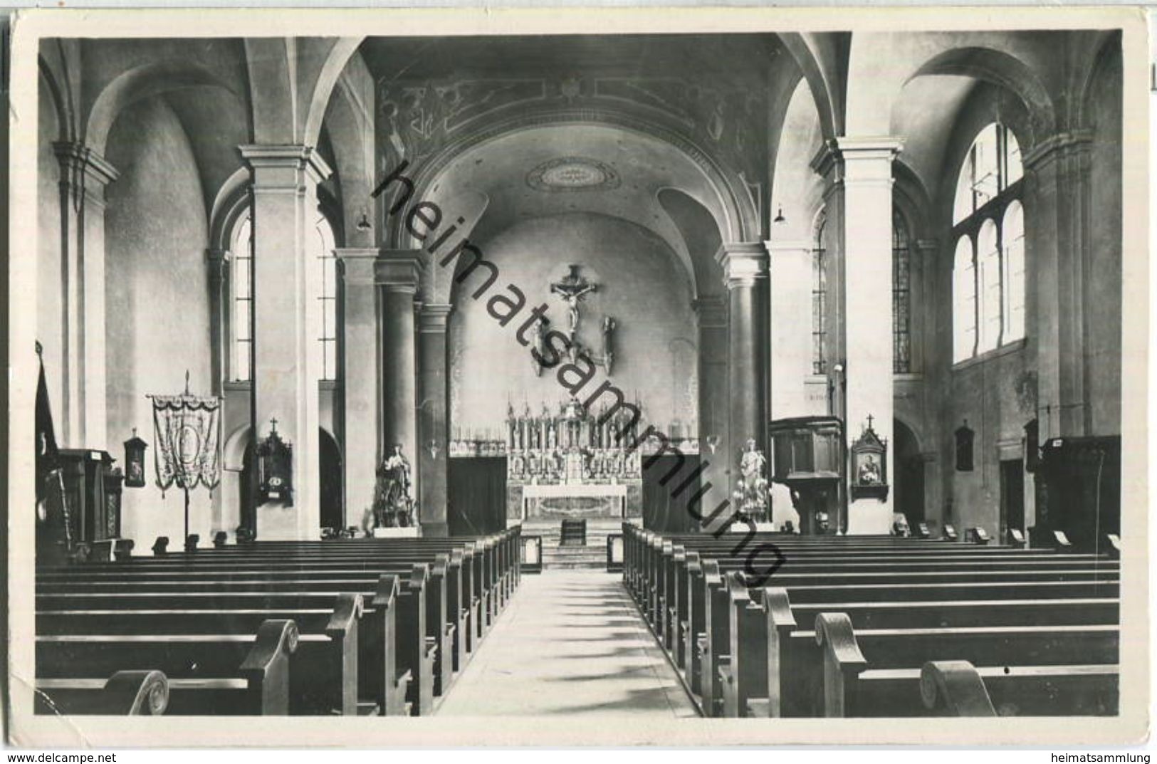 Berlin - St. Laurentius Kirche - Bandelstrasse 40 - Innenansicht - Foto-Ansichtskarte - Verlag P. Corcocic Berlin - Tiergarten