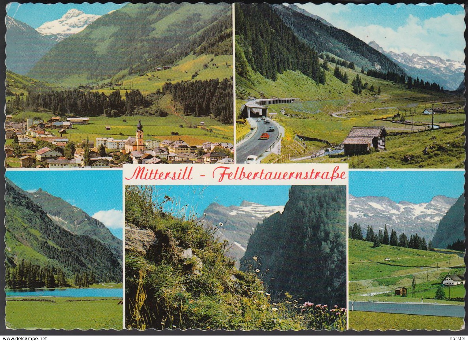 Austria - 5730 Mittersill - Felbertauernstraße (70er Jahre) - Cars - Nice Stamp - Mittersill