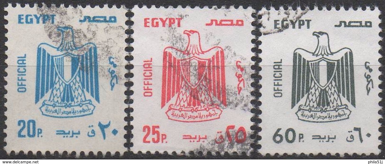 EGYPTE    N°107/110/113__OBL VOIR SCAN - Gebruikt