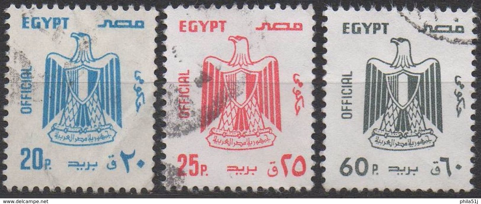 EGYPTE    N°107/110/113__OBL VOIR SCAN - Oblitérés