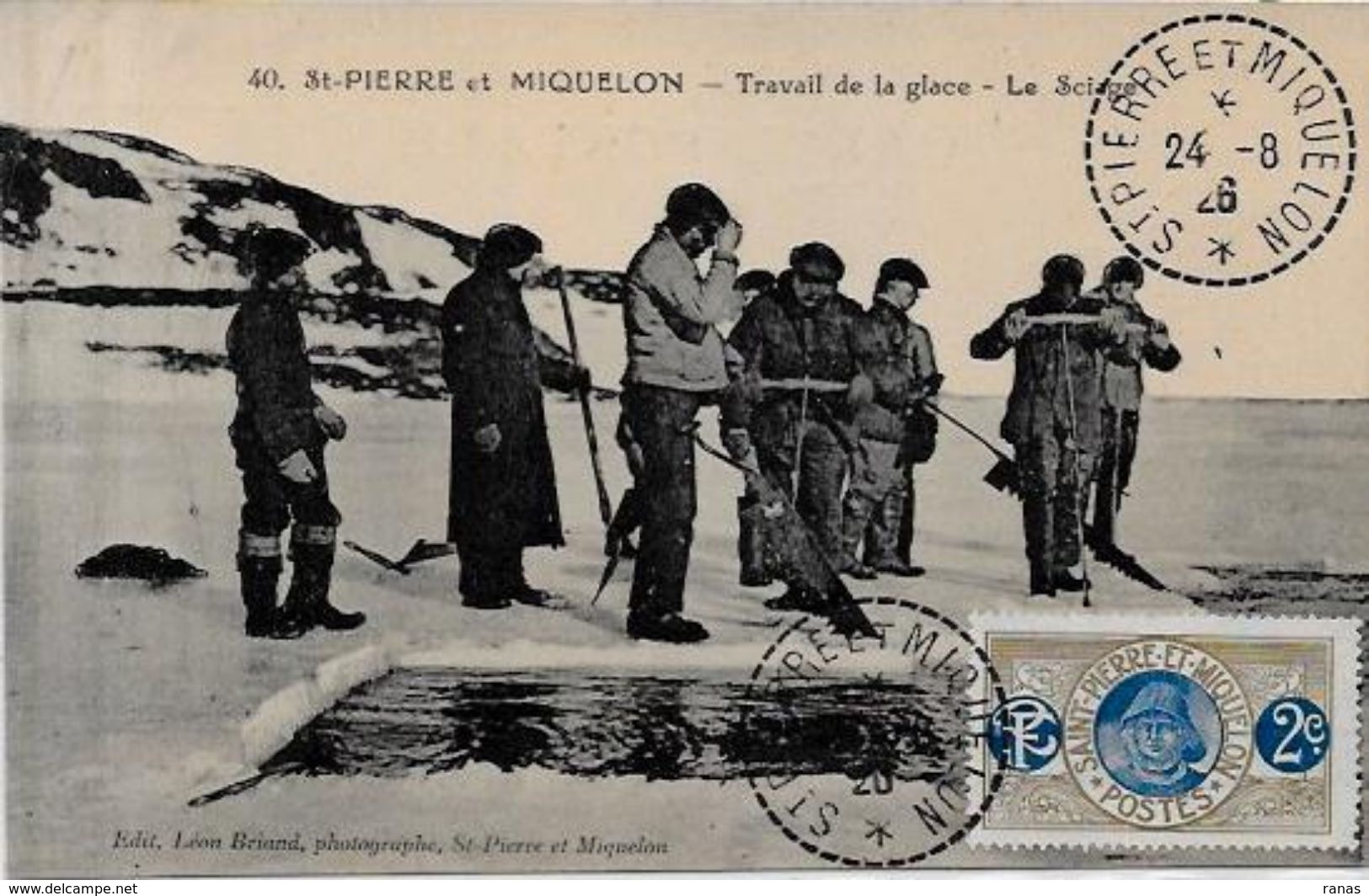 CPA Saint Pierre Et Miquelon Métier Circulé - Saint Pierre And Miquelon