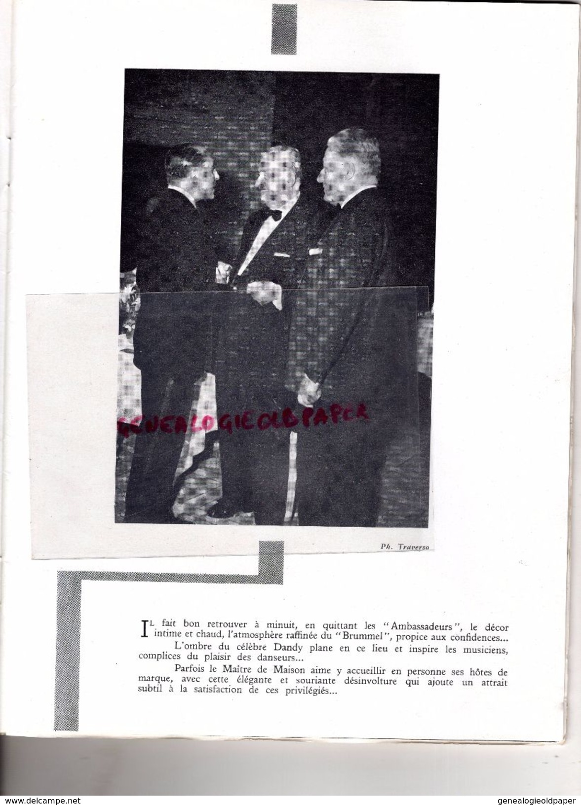 06- CANNES- RARE PROGRAMME CASINO MUNICIPAL--MARCEL HUET-FRENCH LINE-31 DEC.1958-1E JANVIER 1959-MARQUIS CUEVAS-LIFAR-