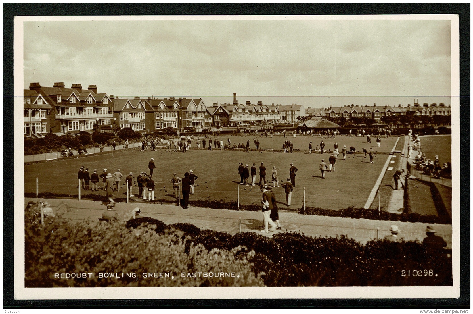 RB 1179 - Real Photo Postcard - Redoubt Bowling Green - Eastbourne Sussex - Eastbourne