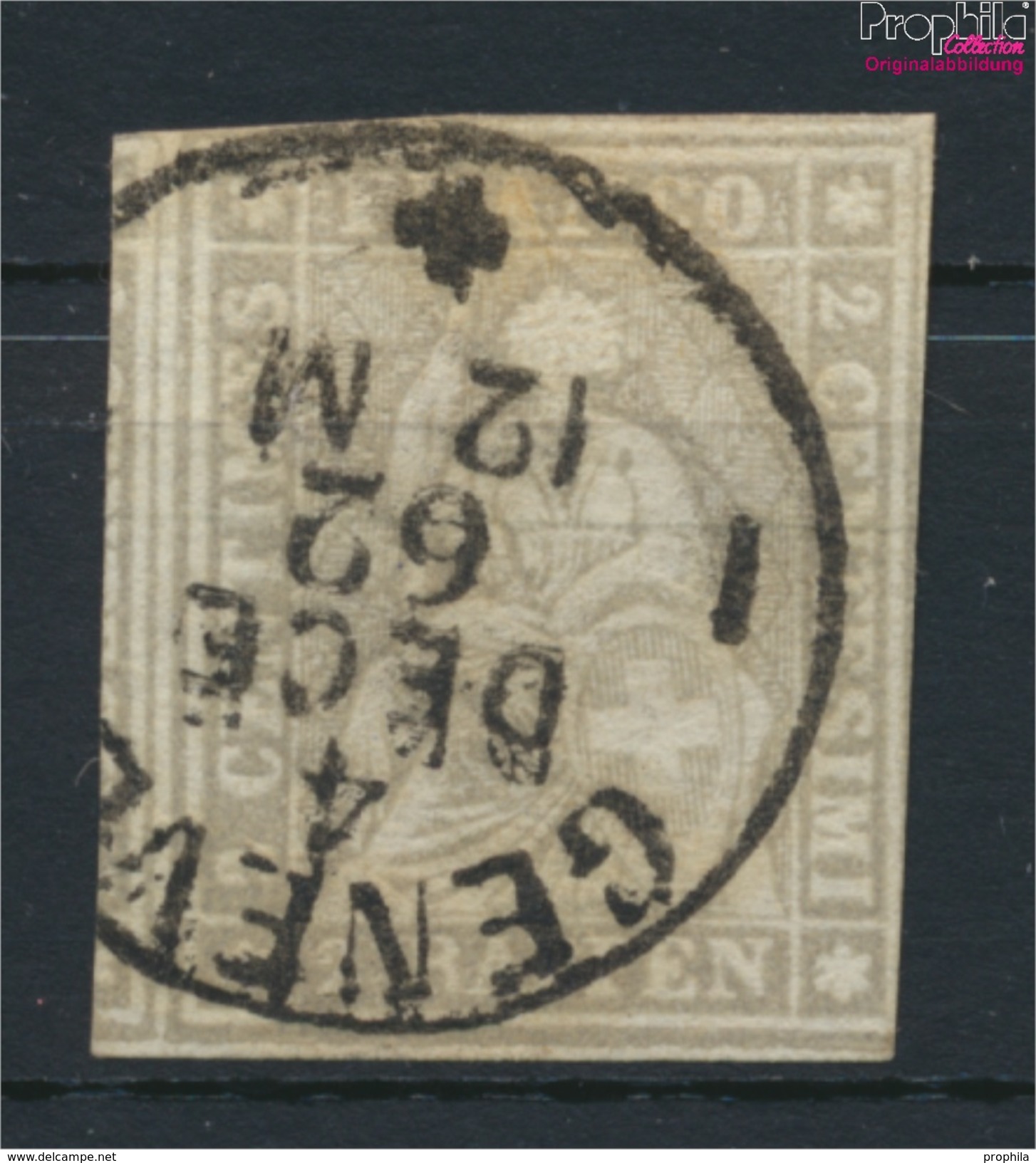 Schweiz 19 (kompl.Ausg.) Fein (B-Qualität) Gestempelt 1862 Strubeli (9045695 - Gebraucht