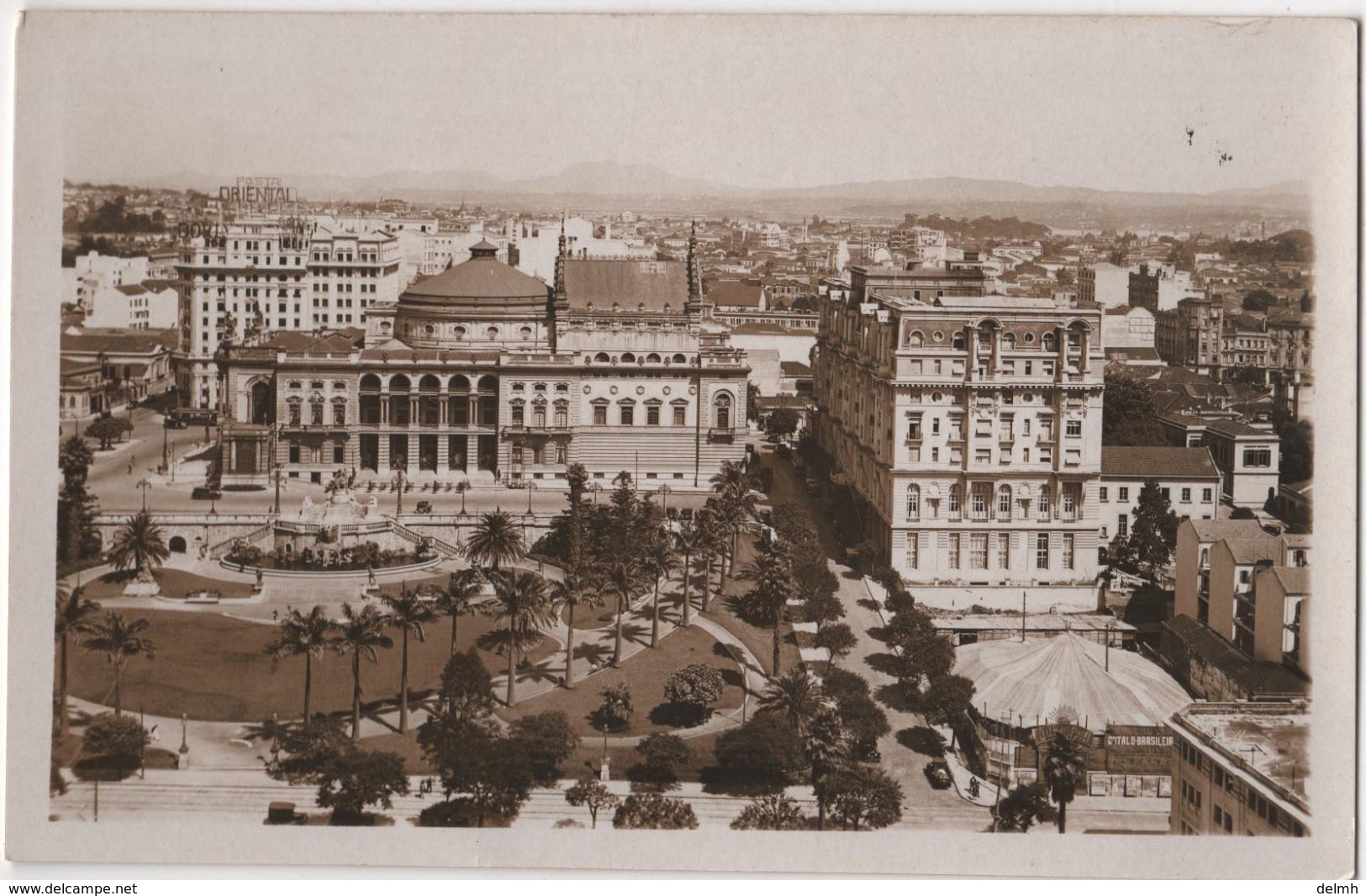 BRASIL Carte Photo  SAO PAULO Theatro E Hotel Esplanada - São Paulo