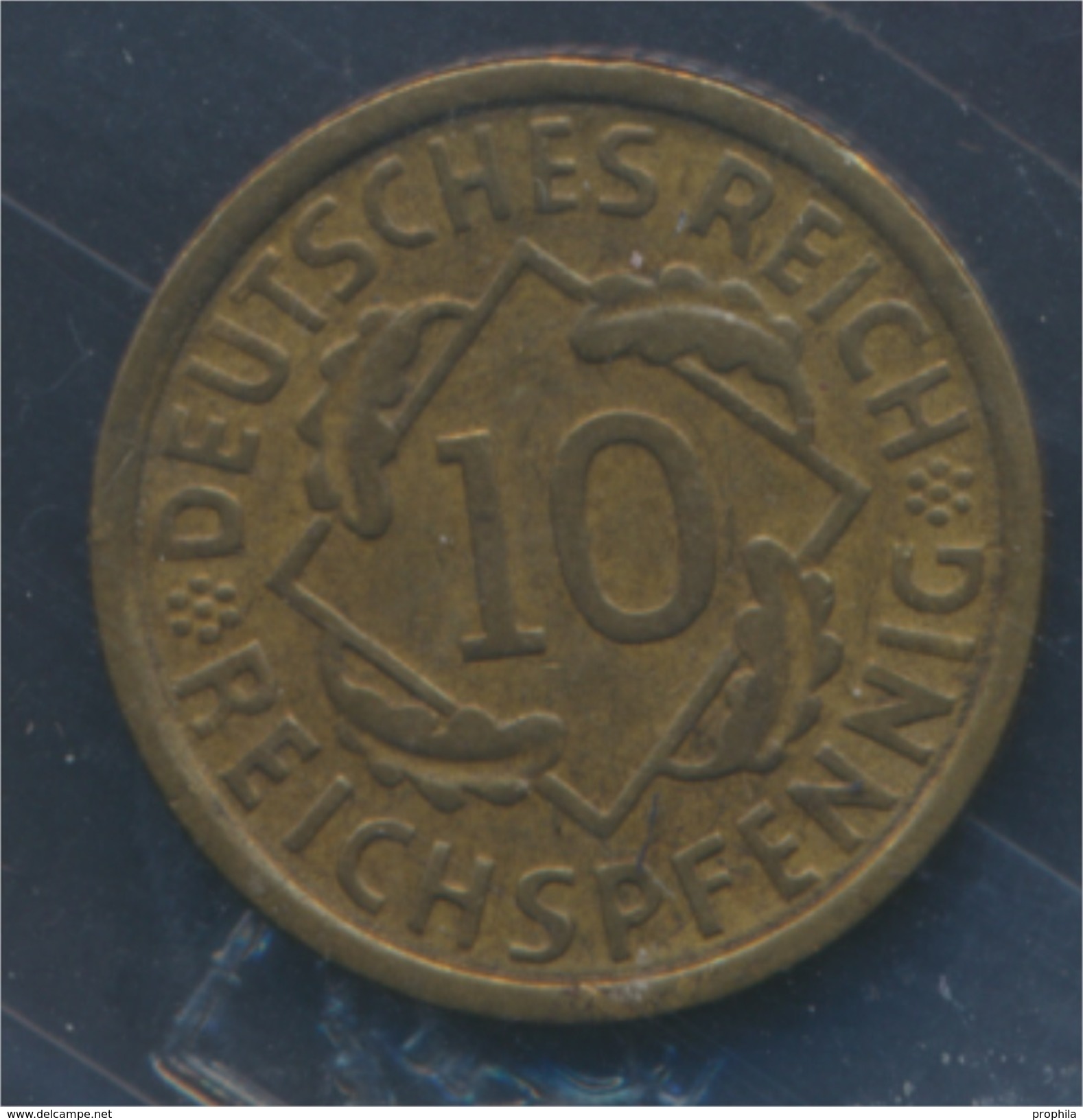 Deutsches Reich Jägernr: 317 1932 E Vorzüglich Aluminium-Bronze 1932 10 Reichspfennig Ähren (7879748 - 10 Rentenpfennig & 10 Reichspfennig