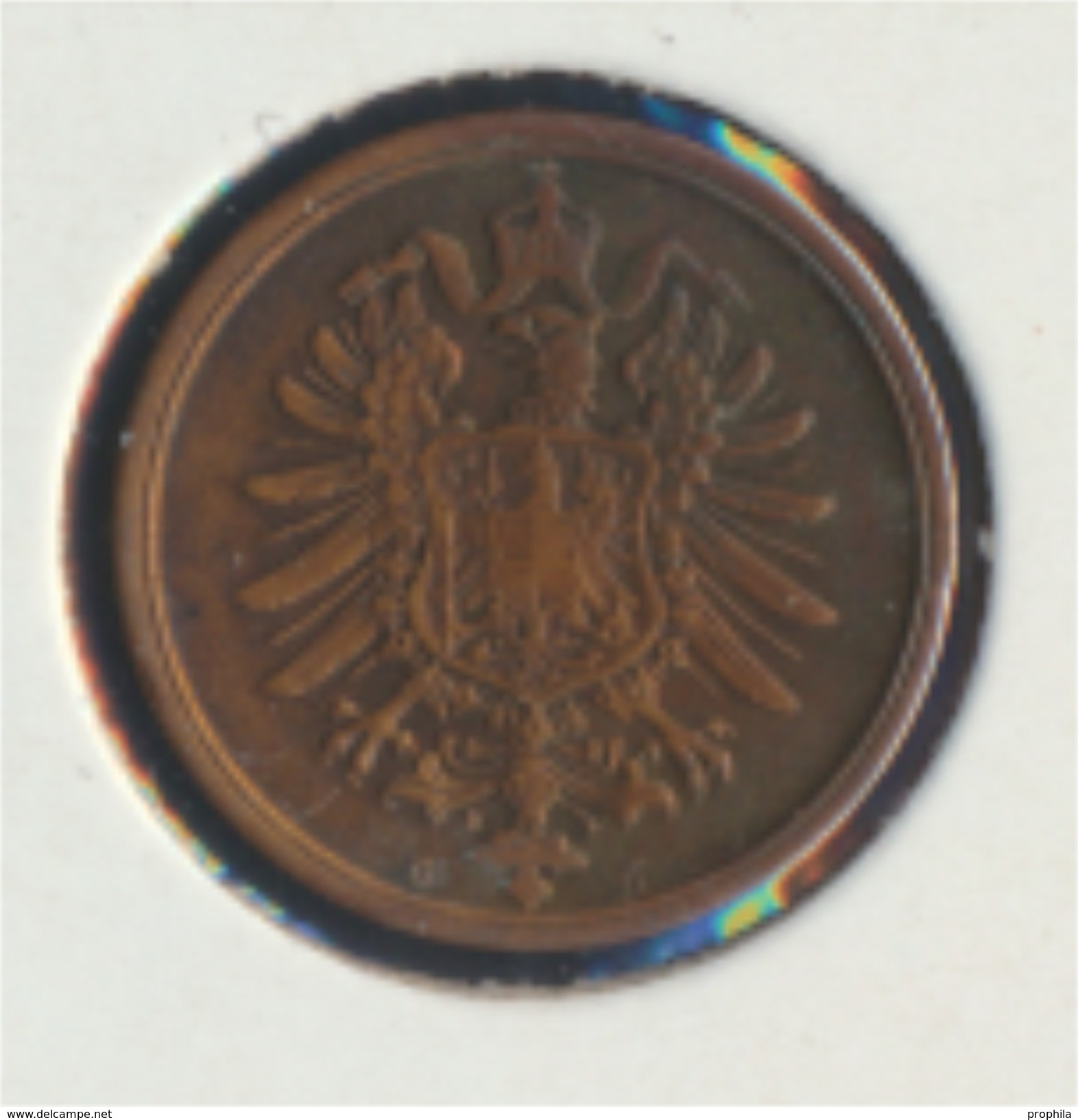 Deutsches Reich Jägernr: 2 1874 G Vorzüglich Bronze 1874 2 Pfennig Kleiner Reichsadler (7849305 - 2 Pfennig