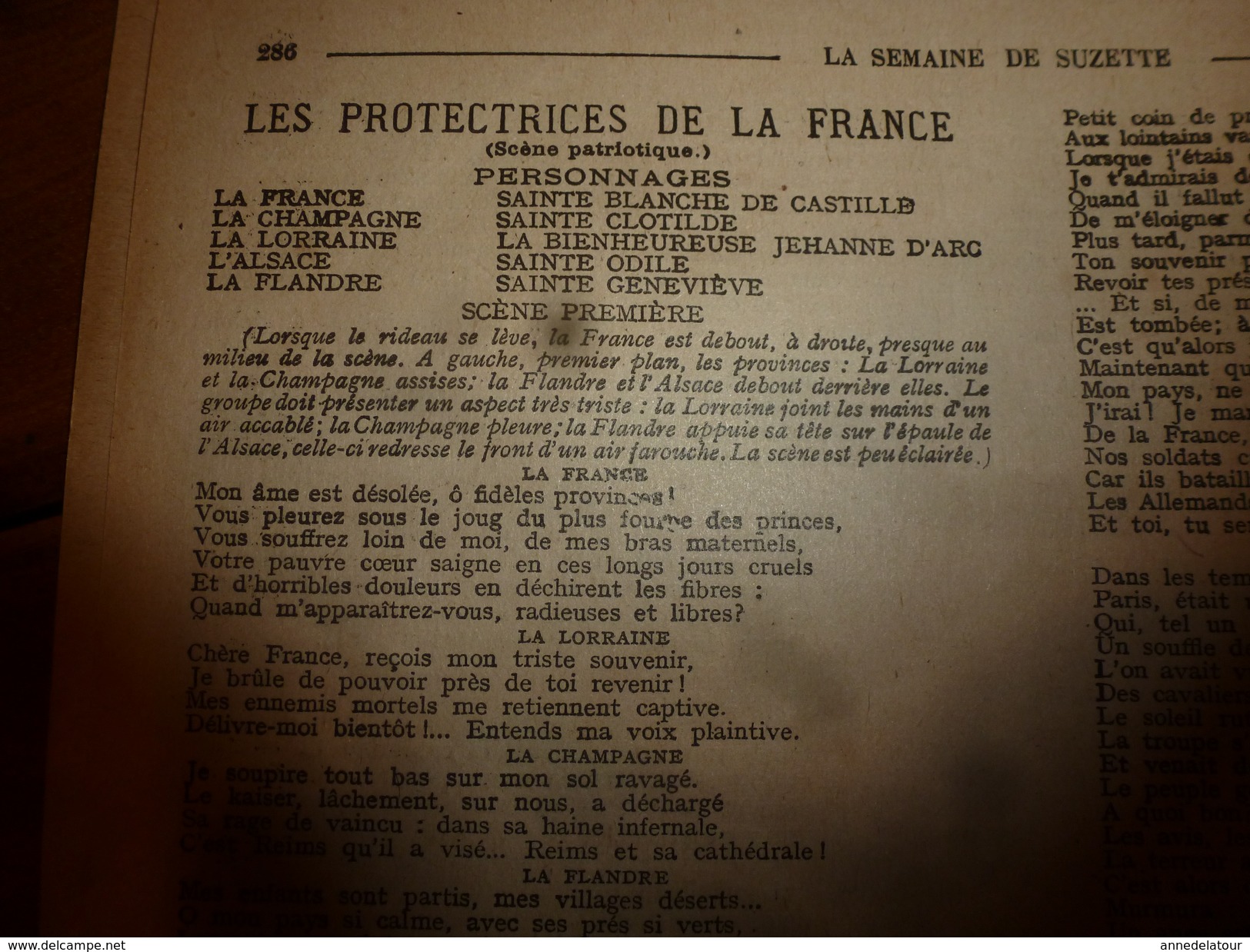 1917 Les protectrices de(France,Alsace,Lorraine,Flandre,Champagne);Bécassine apprend l'anglais;Reims bombardé;etc  LSDS