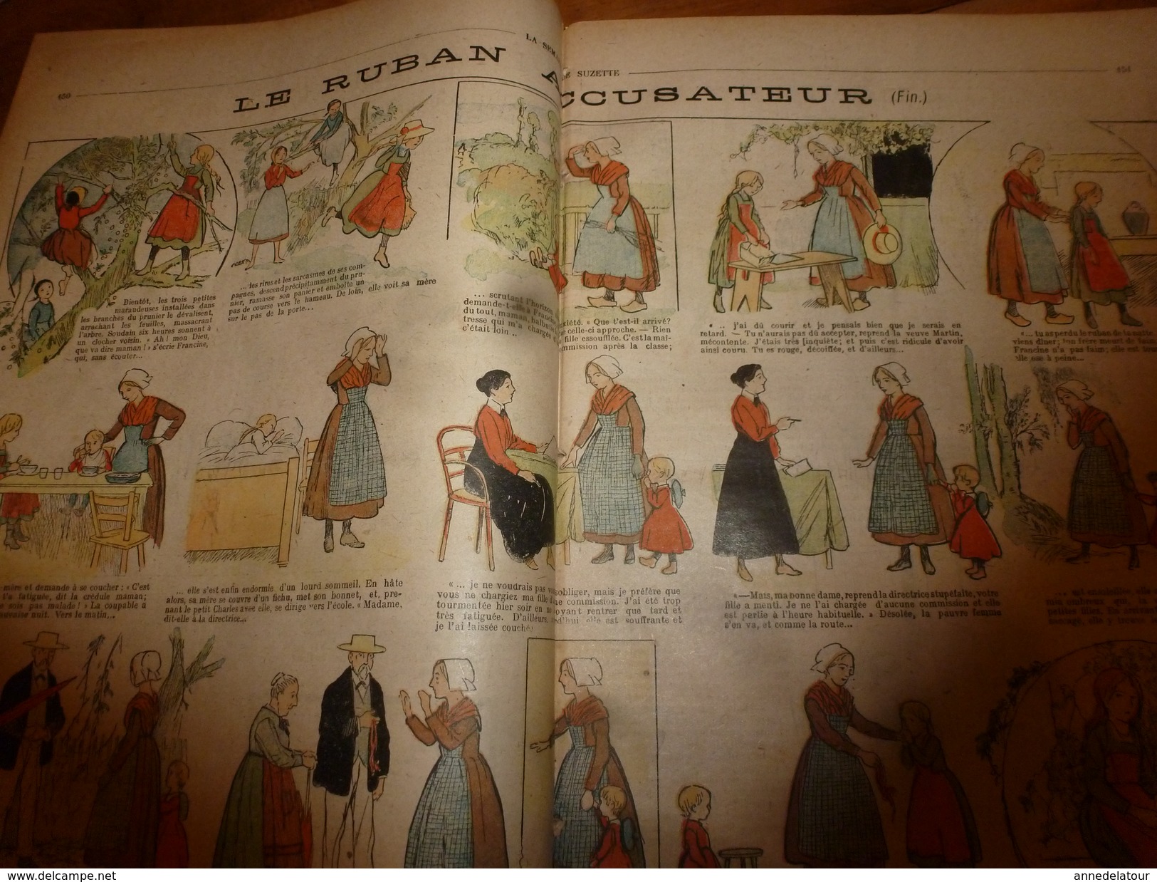 1917 Le Ruban Accusateur; Pour S'amuser Les Jours De Pluie Avec L'EIDOSCOPE; Etc; Etc (LSDS) - La Semaine De Suzette