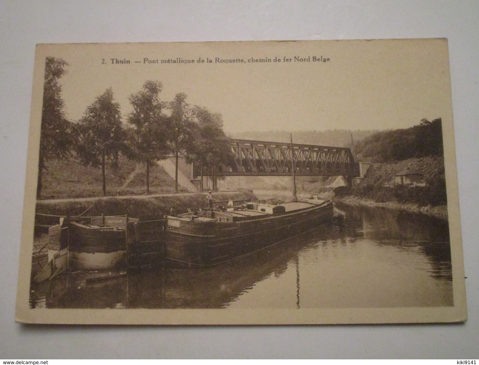 Pont Métallique De La Roquette, Chemin De Fer Nord Belge - Thuin