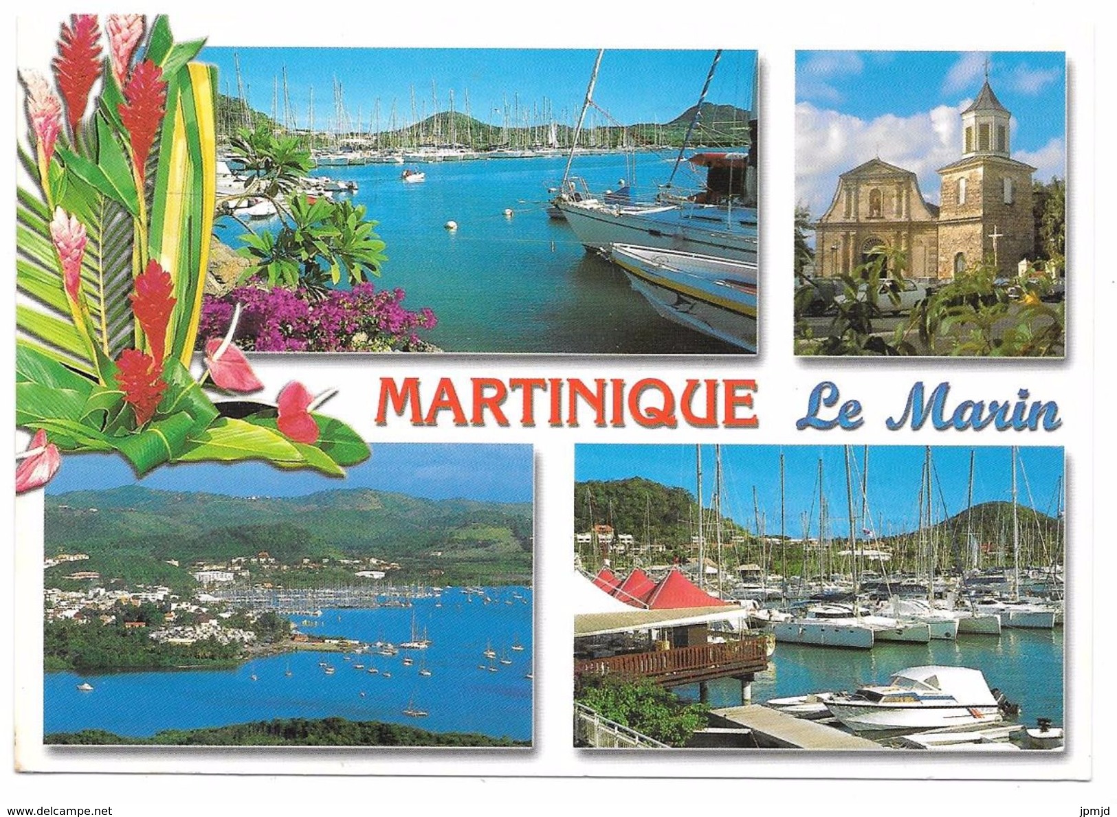 MARTINIQUE - Le Marin - Multivues: Port De Plaisance, Eglise, Baie Du Marin - Editions LA CASE A RHUM - 2001 - Le Marin