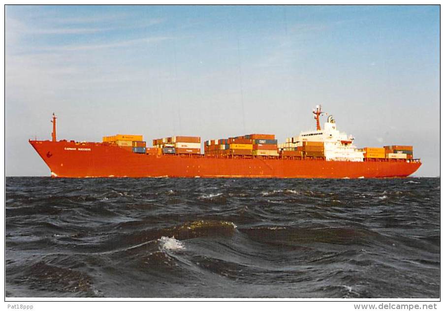 " CANMAR ENDEAVOUR Hamilton " ** Lot Of/de 2  ** PORTE CONTAINER - CARRIER DOOR - PHOTO 1980-2001 Cargo - Cargos