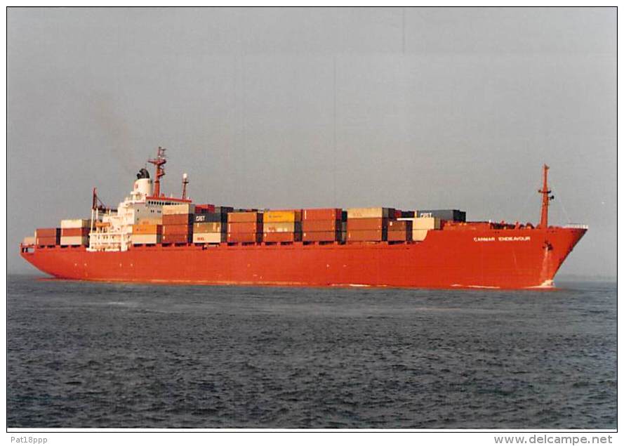 " CANMAR ENDEAVOUR Hamilton " ** Lot Of/de 2  ** PORTE CONTAINER - CARRIER DOOR - PHOTO 1980-2001 Cargo - Cargos