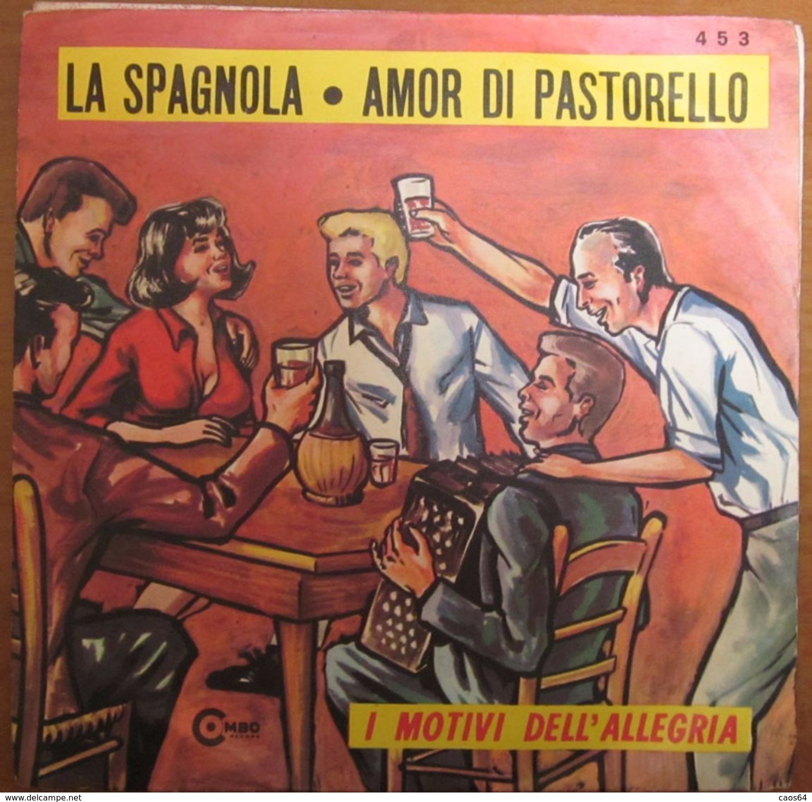 La Spagnola Amor Di Pastorello I Motivi Dell'allegria Adriano Valle(7") - Country Et Folk