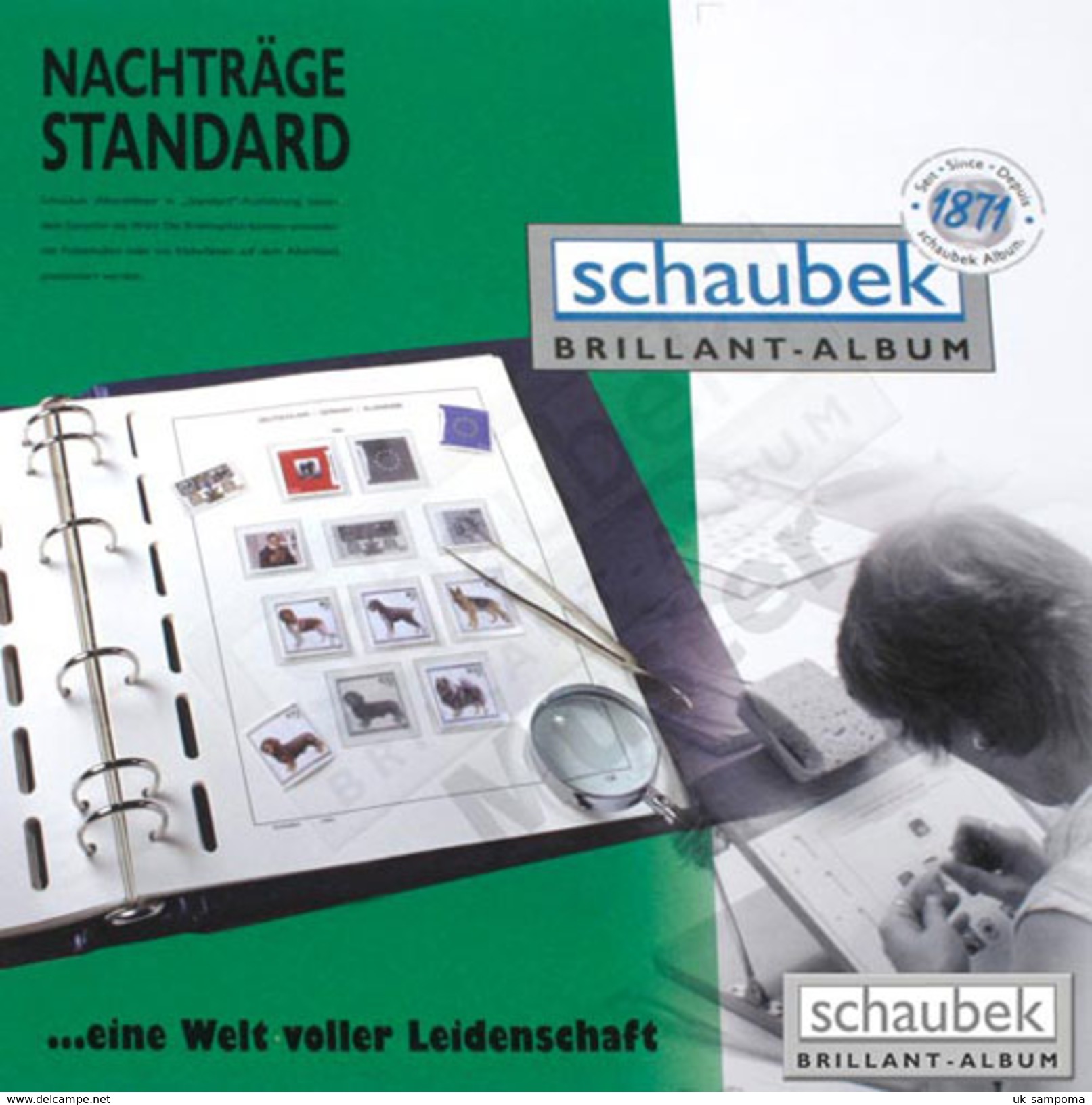 Schaubek A-804/05N Album Netherlands 2010-2014 Standard, In A Blue Screw Post Binder, Vol. V Without Slipcase - Encuadernaciones Y Hojas