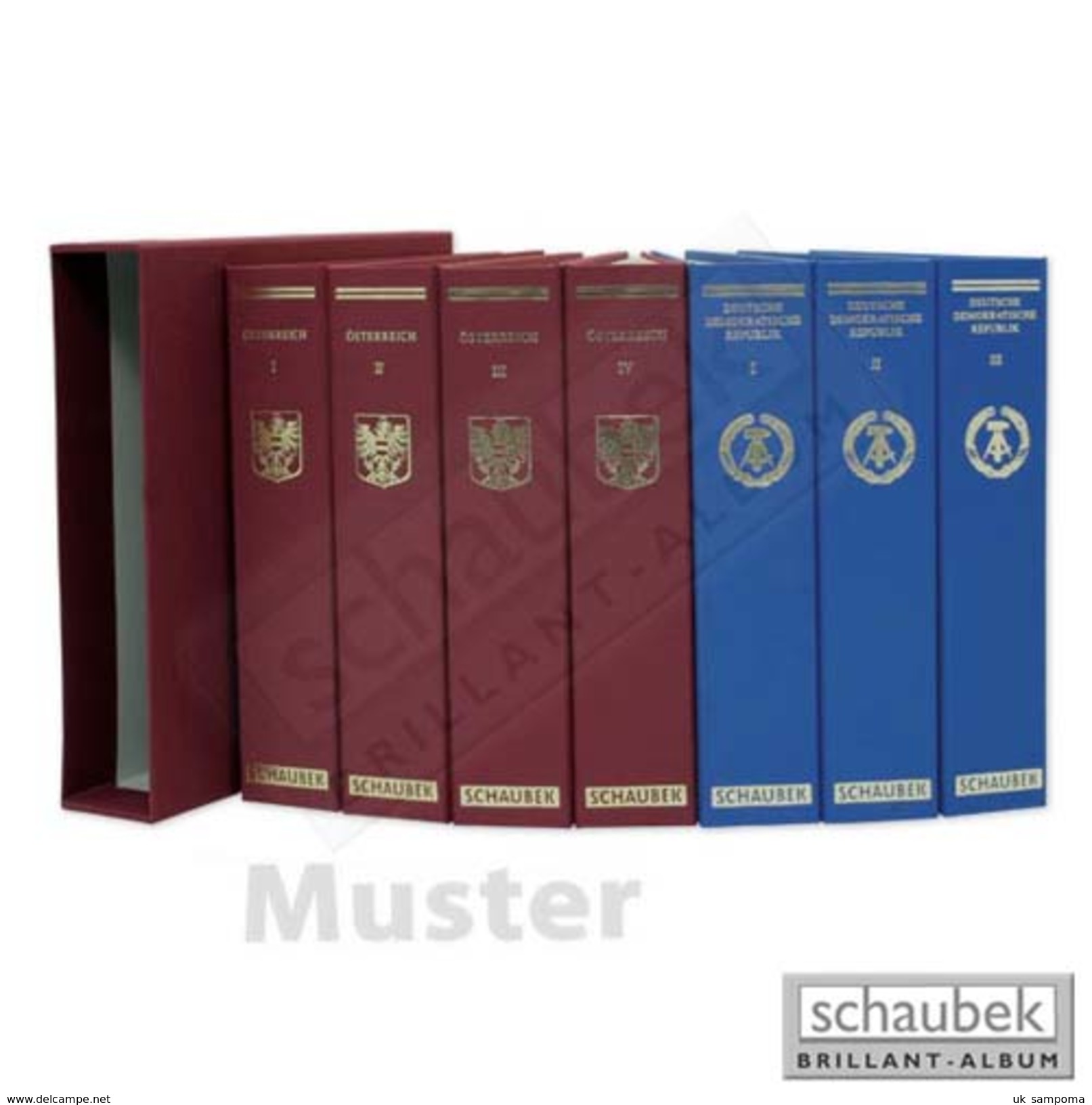 Schaubek A-807/02N Album Czechoslovakia 1945-1959 Standard, In A Blue Screw Post Binder, Vol. II, Without Slipcase - Encuadernaciones Y Hojas