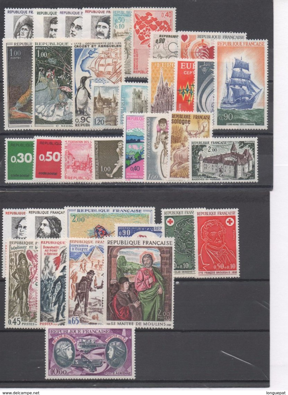 FRANCE - Timbres-Poste + Poste Aérienne De 1972 - 1970-1979