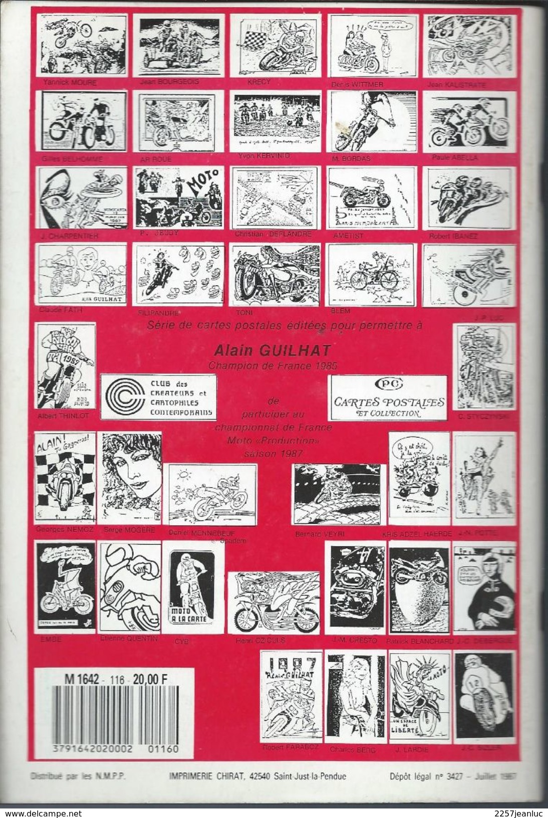 Cartes Postales Et Collections Aout 1987  Magazines N: 116 Llustration &  Thèmes Divers 100 Pages - Frans