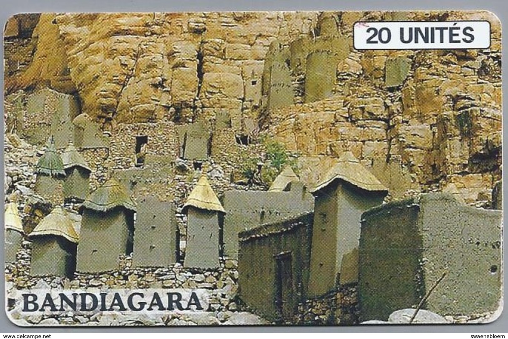 ML.- Telefoonkaart. SOTELMA. MALI. BANDIAGARA. 20 UNITES. 2 Scans. - Mali