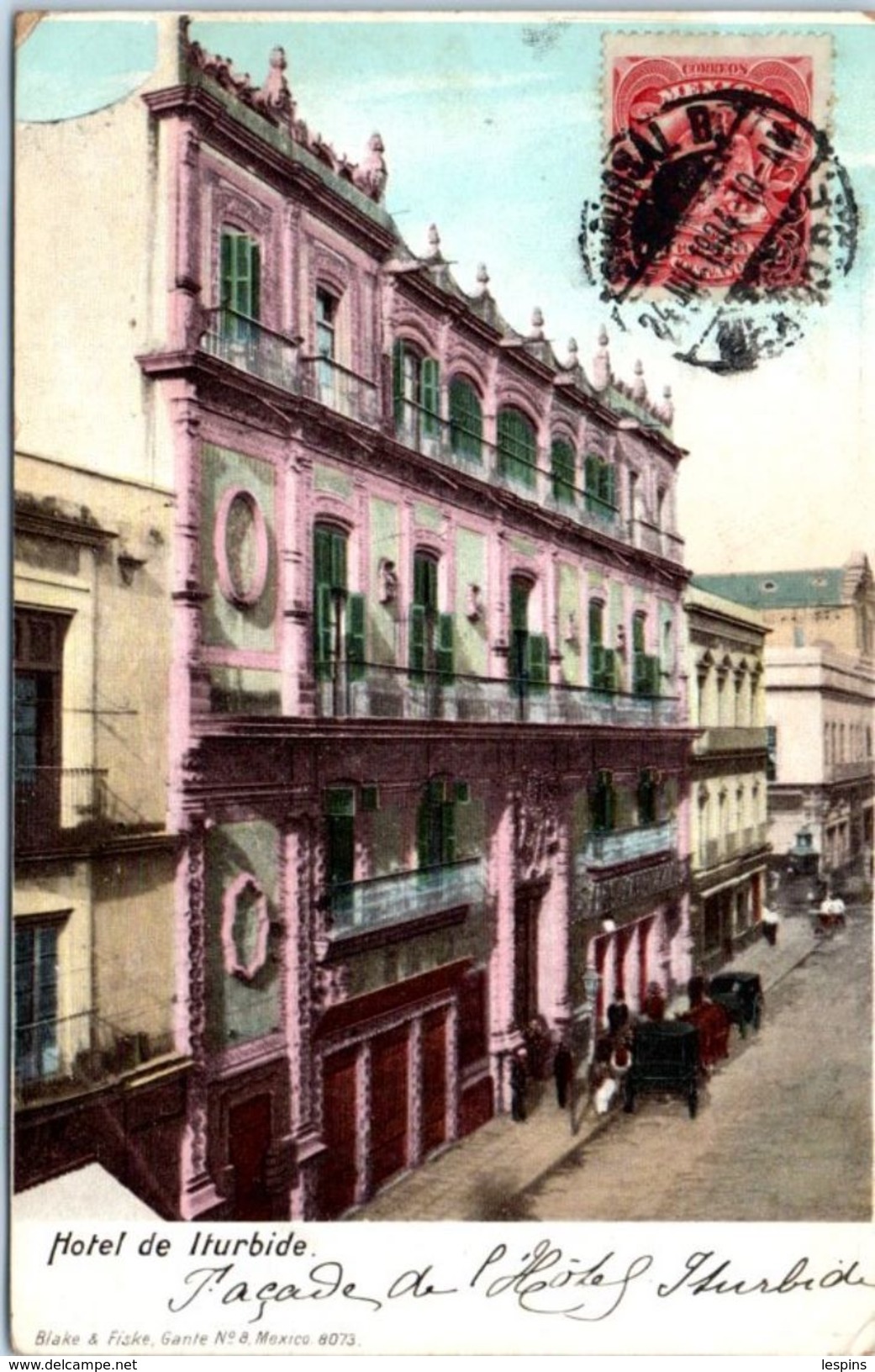 AMERIQUE -- MEXIQUE -- Hotel De Iturbide - Mexico