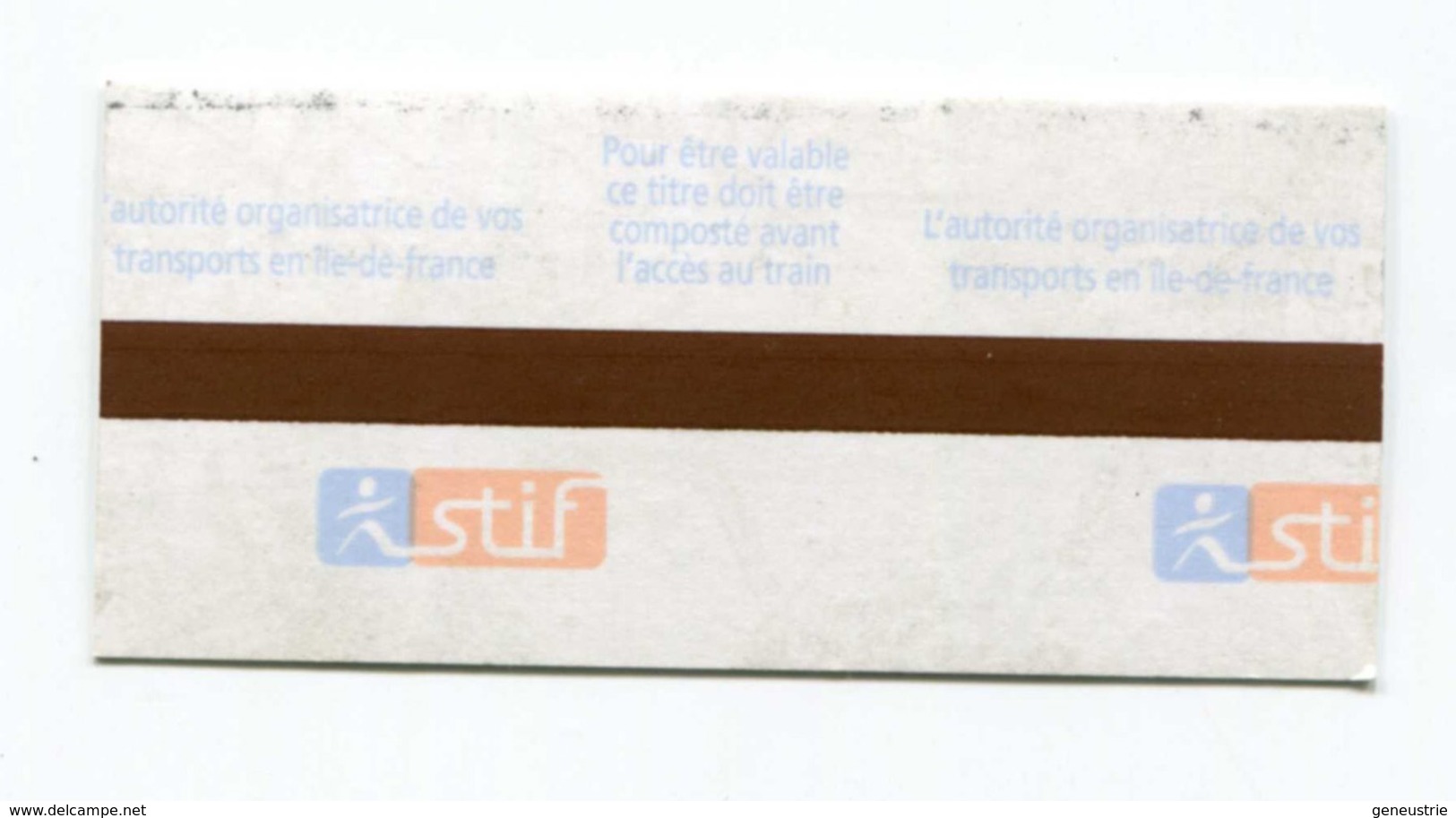 Ticket De Train Cormeilles-en-Parisis "Forfait Solidarité Réduction" Billet De Transport - Transportation - Europe